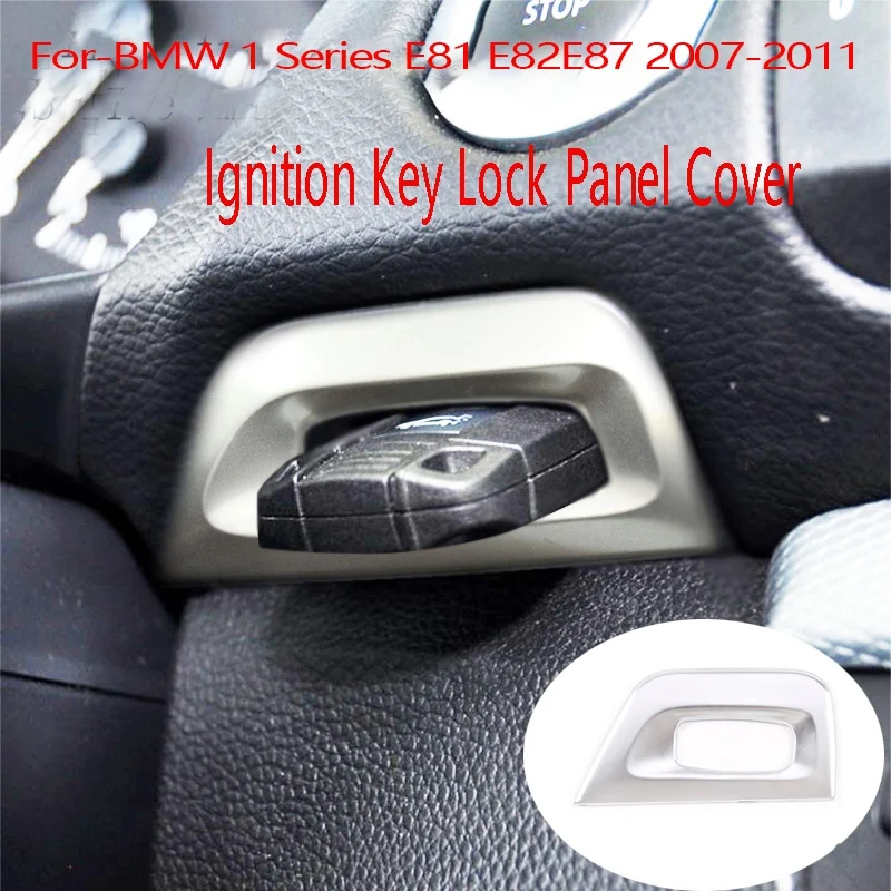 

Car Ignition Key Lock Panel Cover Trim Sticker Keyhole Decorative Ring for-BMW 1 Series E81 E82 E87 2007-2011
