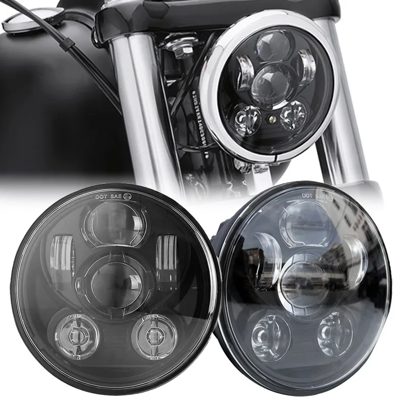 5 75 &quot5 3/4" дюймовый светодиодный фара мотоцикла для Harley Sportster 883 XL883N XL883C XL883L