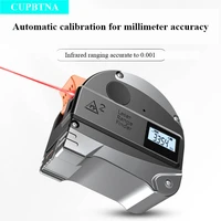 cupbtna high precision rechargeable laser tape measure 30m 40m digital rangefinder rangefinder retractable 5m laser ruler