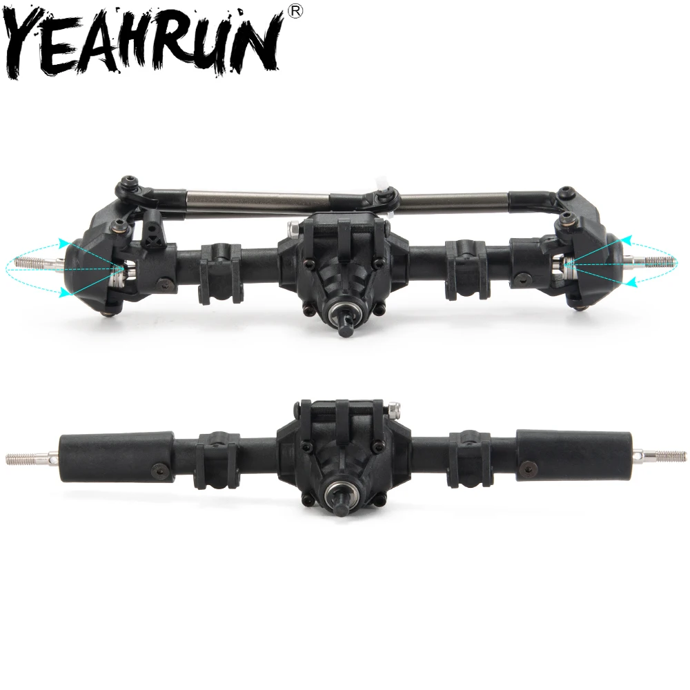 Передняя ось YEAHRUN с замком передняя задняя прямая Полный дифференциал для 1:10 RC
