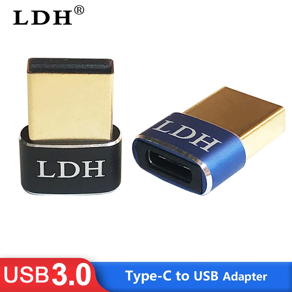 LDH USB- C type- Женский USB 3 0 type-A Мужской позолоченный usb type 1 соединитель конвертер PD