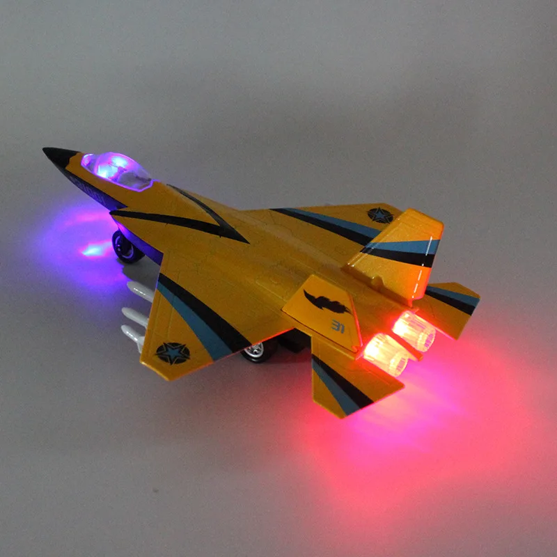 

Brangdy J 31 fighter aircraft decoration alloy airplane model pull back hand-made children toys color box gift for boy and girl