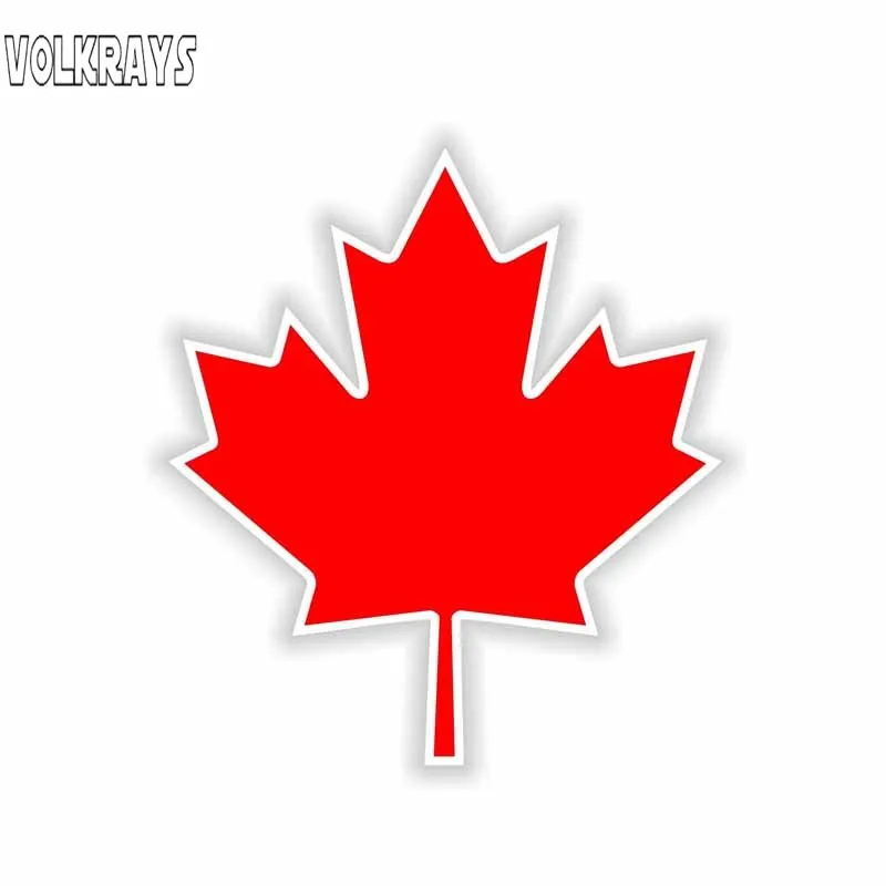 Volkrays индивидуальная Автомобильная наклейка с канадским флагом аксессуары для
