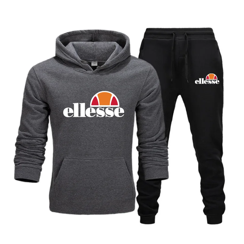 

Brand men's casual suit autumn new men's hoodie + pants two-piece track suit fashion sportswear men's suit