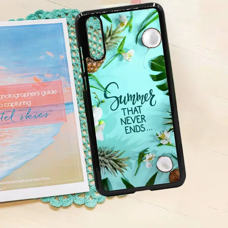 

Cool in summer Green leaf letter Phone Case PC for iPhone 11 12 pro XS MAX 8 7 6 6S Plus X 5S SE 2020 XR
