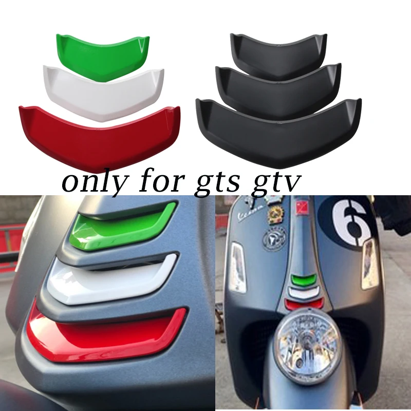 Motorcycle ABS Front Decoration Cover for Vespa GTS 300 HPE GTV Super Racing Sixties Accessories