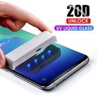 21D полностью наклеиваемая поверхность жидкого UV защитная пленка из закаленного стекла для Samsung Galaxy Note 10 плюс 5G S10 Lite S8 S9 Plus протектор экрана из закаленного стекла для Note 10 + 8 9