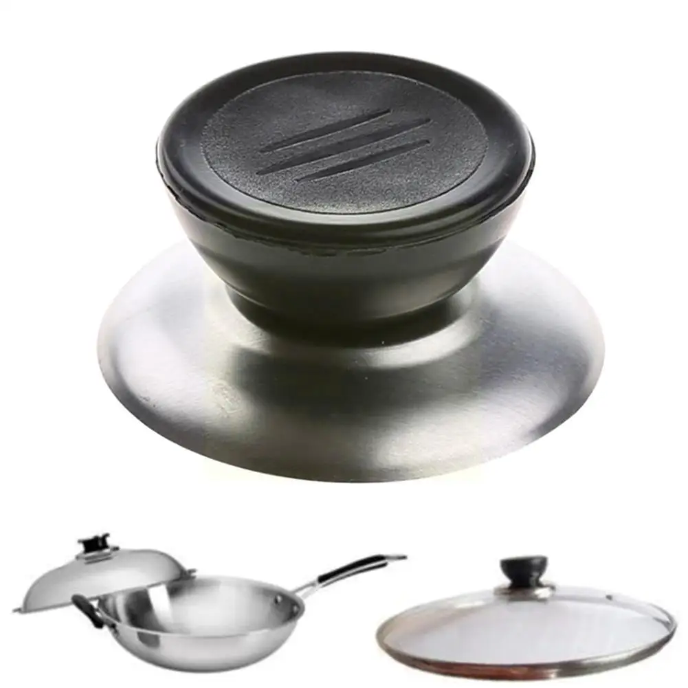 

Replaceable Pot Cover Lid Universal Kitchen Cookware Knob Screw Holding Pan Lid Replacement Anti-scalding Utensil Circular U6J3