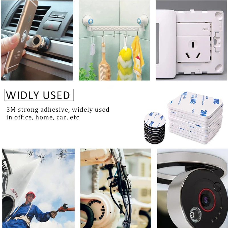 10 50 шт. Новые 3 м двусторонняя самоклеящиеся ленты пены круглая поролоновая лента