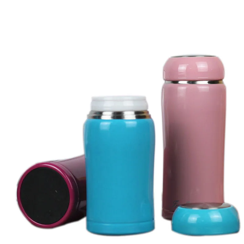 Симпатичный термос из нержавеющей стали кофейная чашка портативная бутылка для