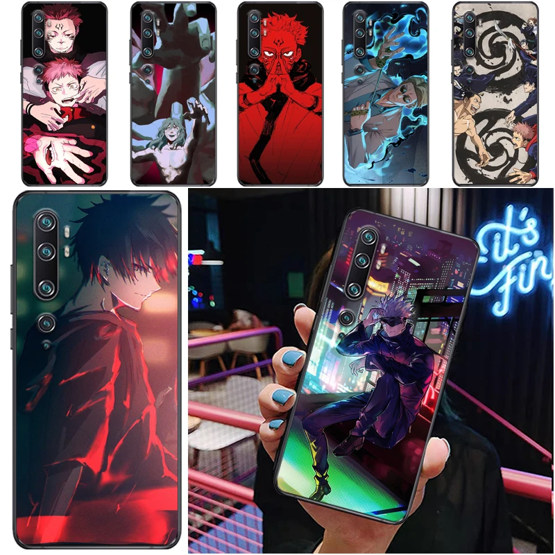 

Jujutsu Kaisen Yuji Itadori Sukuna Satoru Gojo Fushiguro Megumi Phone Case For Xiaomi CC9 Pro CC9e Soft TPU Cases Funda Coque