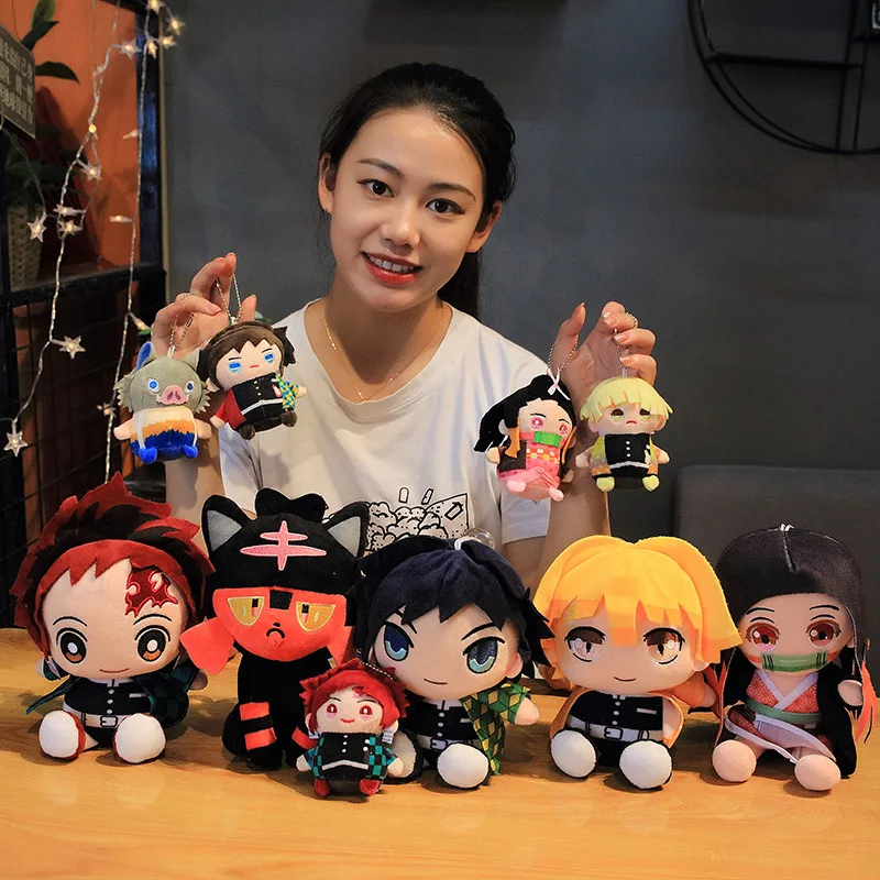

1pc 25CM Hot Anime Demon Slayer Agatsuma Zenitsu Kamado Nezuko Plush Toys Stuffed Cartoon Doll Kawaii Birthday Gift For Boys