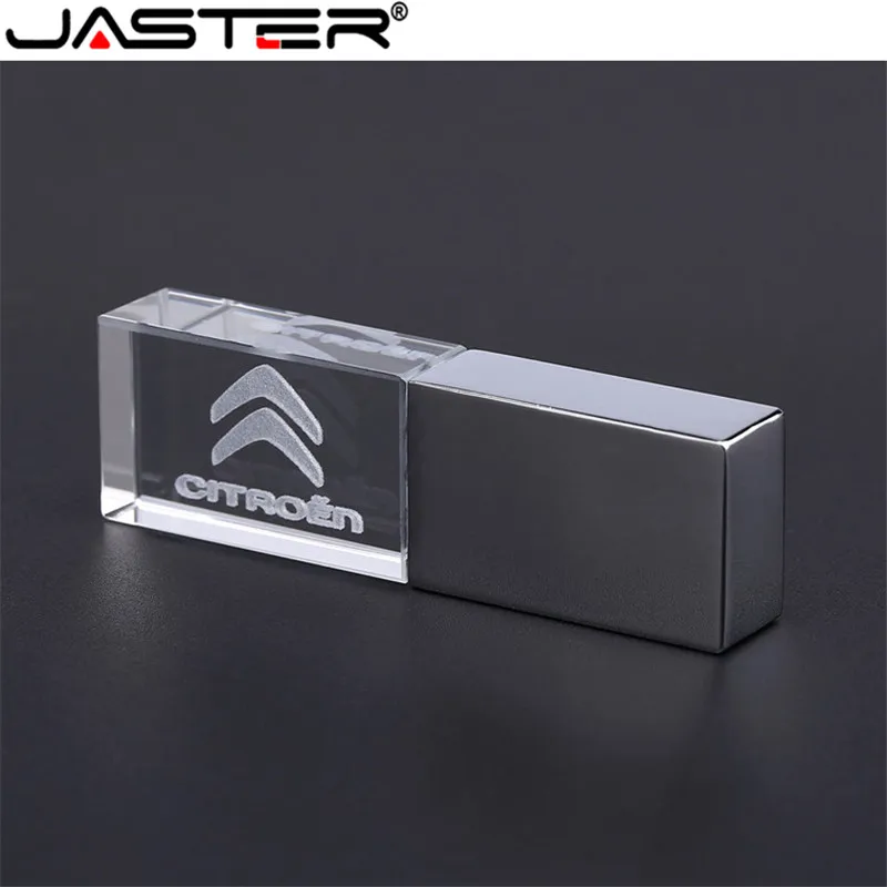 JASTER citreon crystal+ металлический USB флеш-накопитель 4 ГБ 8 ГБ 16 ГБ 32 ГБ 64 ГБ 128 Гб Внешняя карта памяти u диск