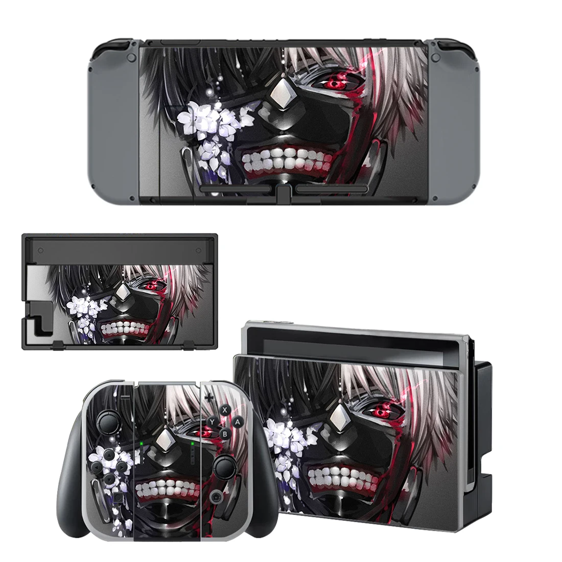 11 Styles Tokyo Ghoul Style Vinyl Decal Skin Sticker For Nintendo Switch NS NX Console Protector  Game Accessoriy NintendoSwitch