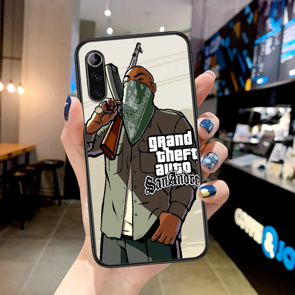 

Gta 5 Grand Theft Auto V Phone Case For Xiaomi Mi Note 10 A3 9 MAX 3 A2 8 9 Lite Pro Ultra black Coque Silicone Prime 3D Cover