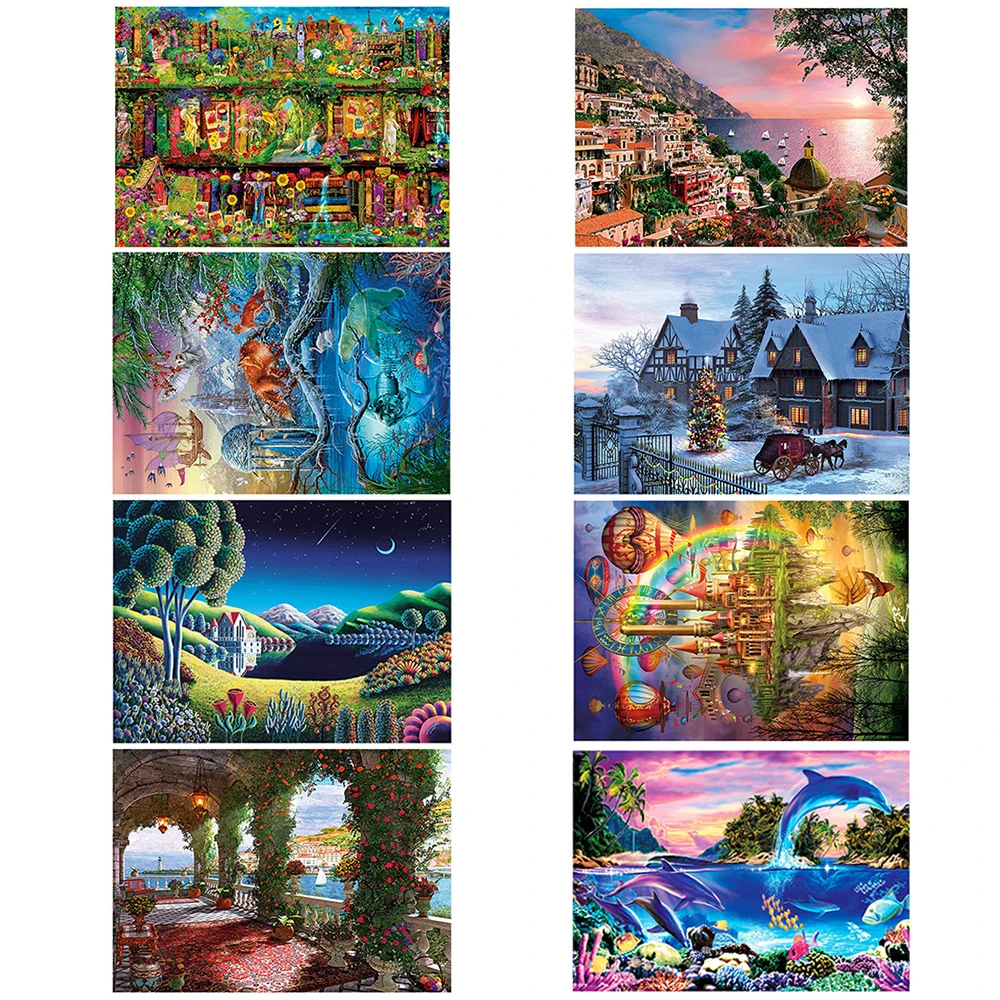 Пазл деревянный в сборе с картинкой 1000 шт.|Сувениры для вечеринок| |