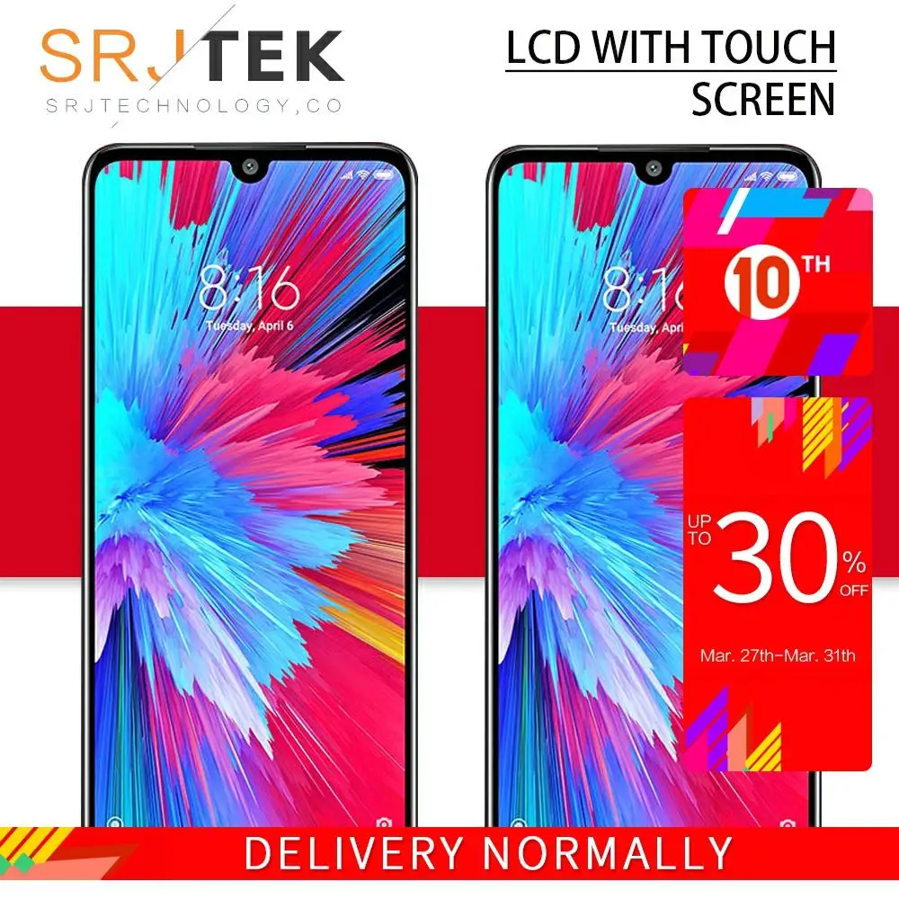 Для OPPO Realme 5 Pro ЖК панель сенсорный экран дигитайзер сенсор стекло полная сборка