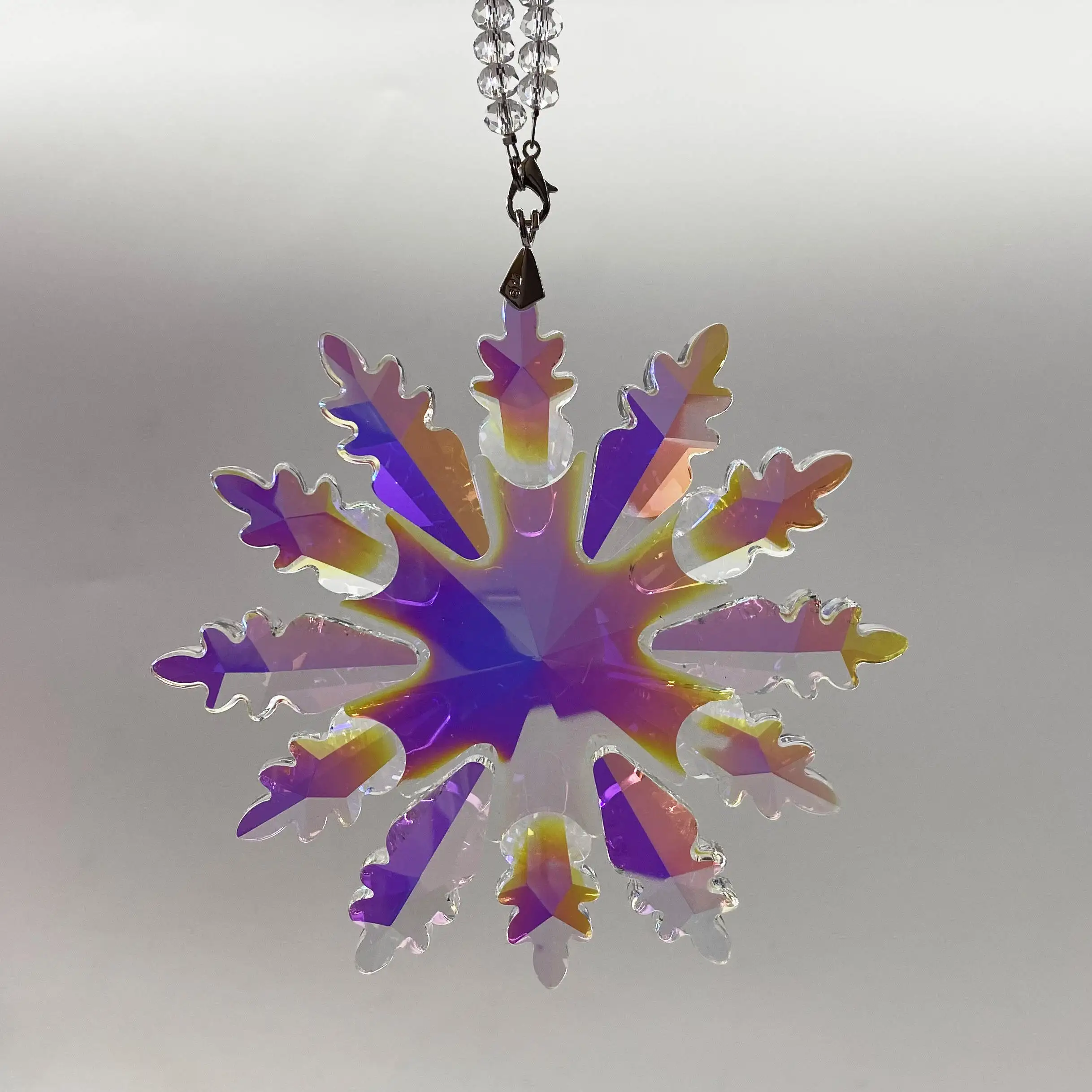

Stunning Crystal Christmas Snowflakes Car Ornament