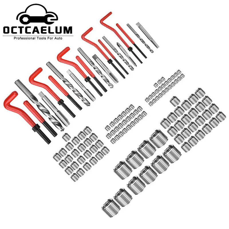 Инструмент для ремонта поврежденной резьбы автомобиля мотоцикла набор свечей