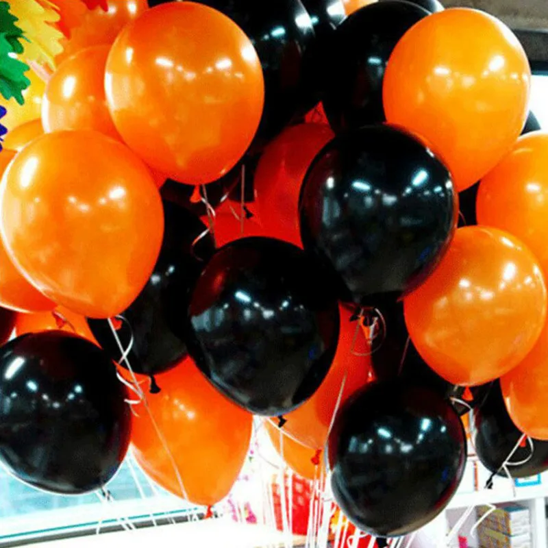 

100PCS/Set Happy Halloween Christmas Holiday Decorations Bar Decor Event Party Supplies Inflatable birthday Toys Balloon