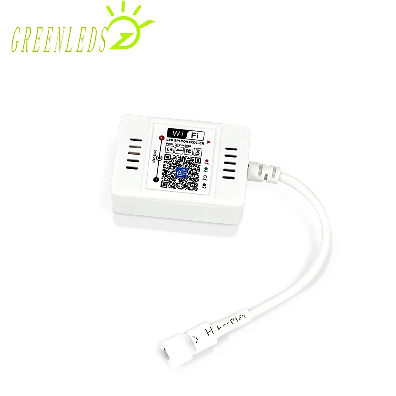 Новый светодиодный RGB-контроль пикселей ler Wi-Fi (управление звуком) регулятор SPI