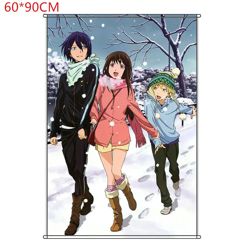 Аниме Noragami плакат для украшения спальни настенная прокрутка рулон подарок