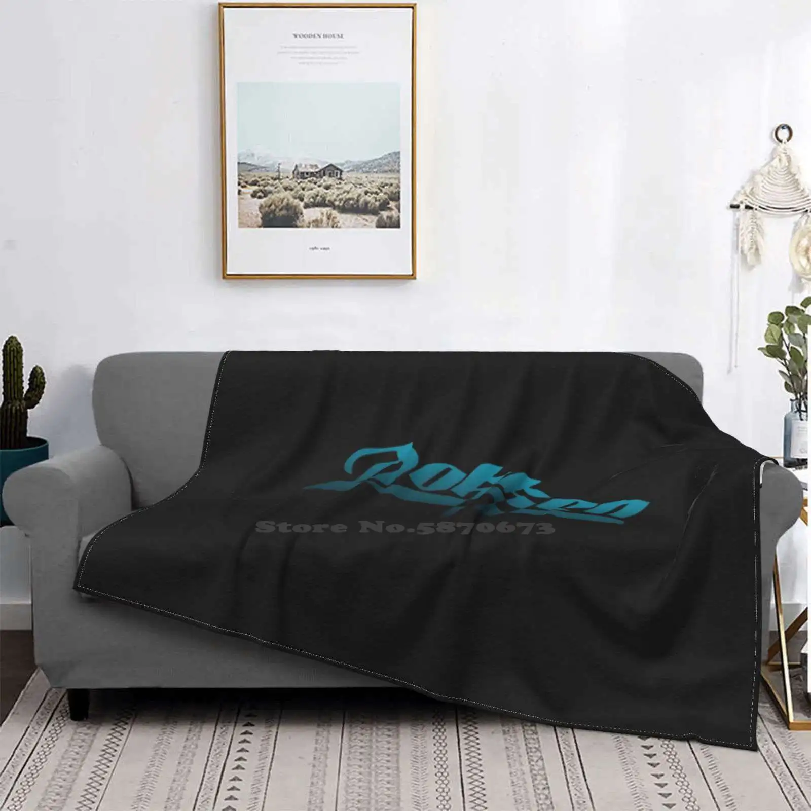 

Одеяло с логотипом Dokken Four Seasons, удобное теплое мягкое одеяло Doken 80, металлические волосы, металл, тяжелый металл, жесткое металлическое одеял...