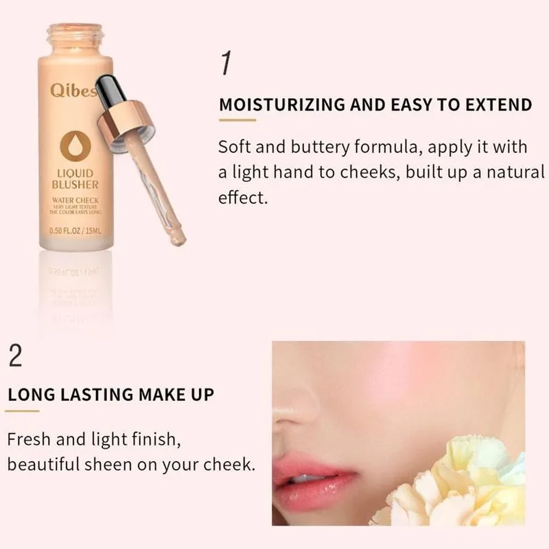 Профессиональная жидкая Румяна для макияжа лица рубор палитра облачная краска