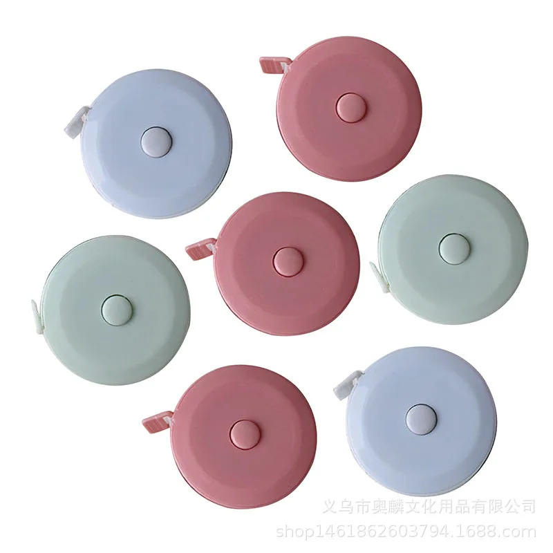 

Automatic Retractable 1.5m Tape Measure For Cutting And Sewing, Mini Plastic Measuring Clothes Soft Ruler Cutter Trimmer Crafts