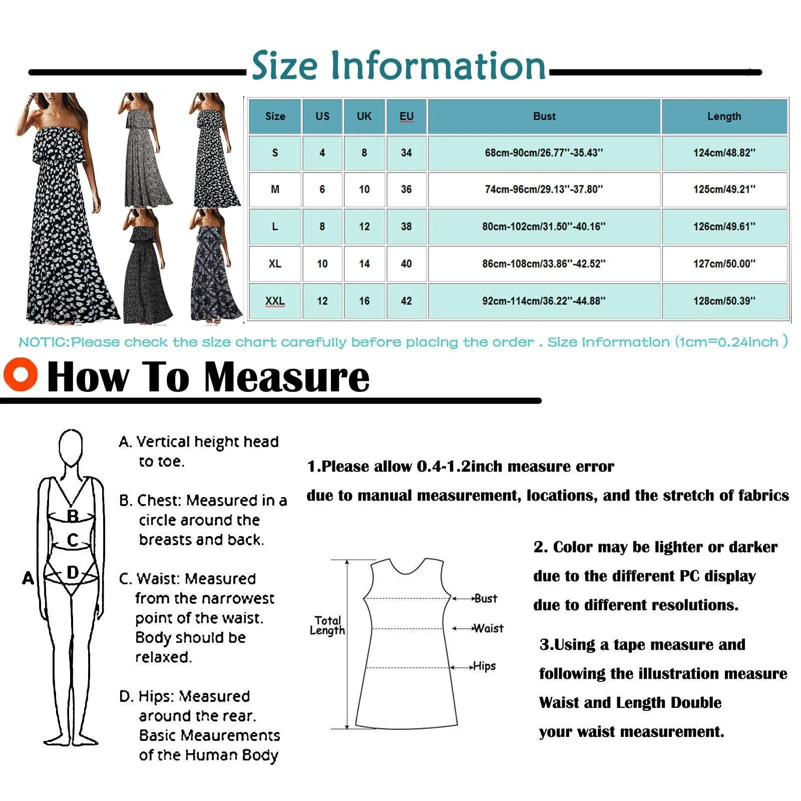 

Women Off Shoulder Sexy Tube Top Dress Ruffle Strapless Boho Maxi Long Dress 2021 Mujer Daily Wearing