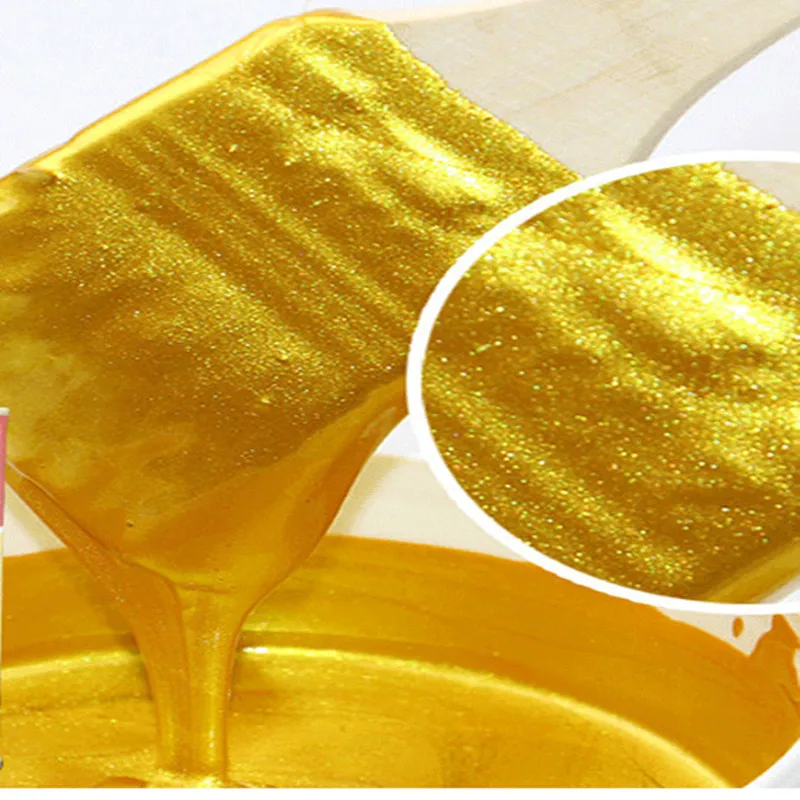 

50g Water-based bronzing paint for wood, gold statue, furniture gold paint, coloring paint, safe, non-toxic gold foil paint