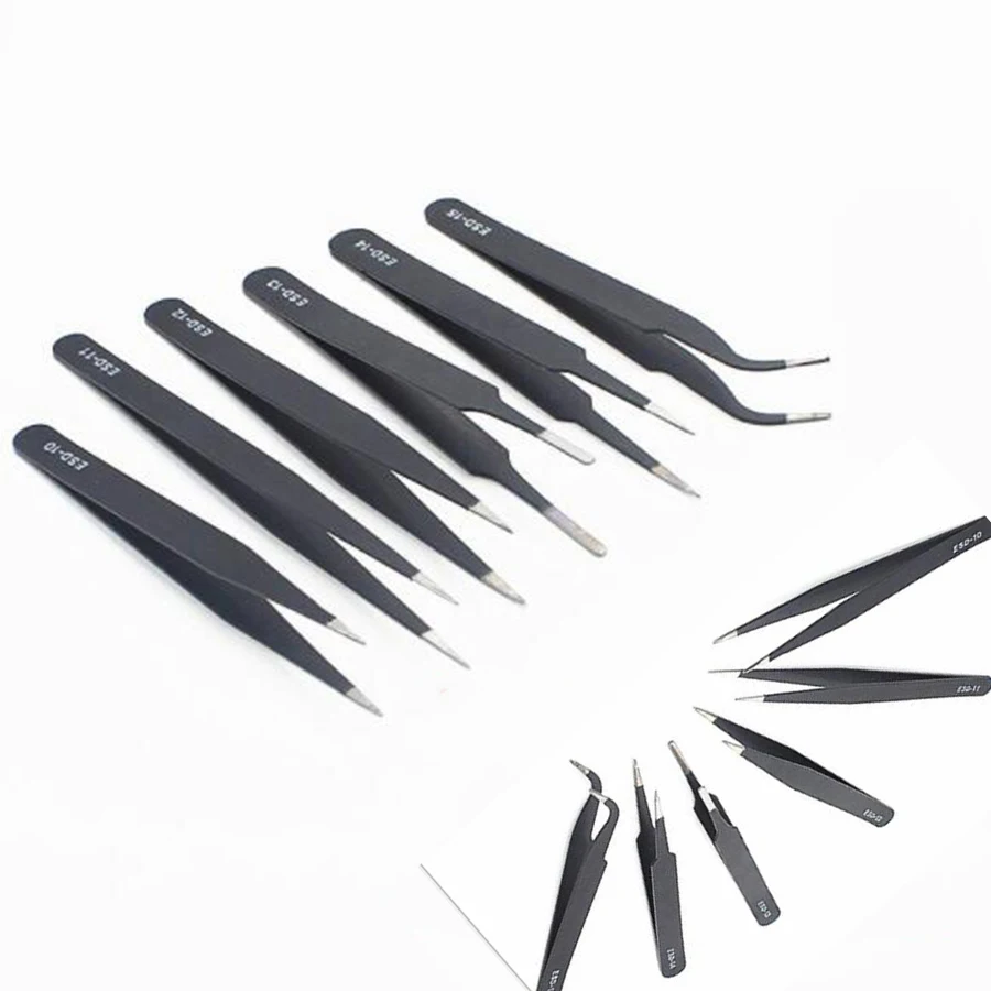 

6 pieces/set of diamond painting stainless steel tweezers high quality diamond embroidery tools DIY mosaic crafts accessories