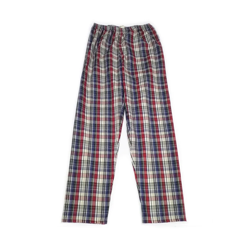 Размера плюс хлопковые унисекс пижамы для сна брюки девочек Сезон весна лето