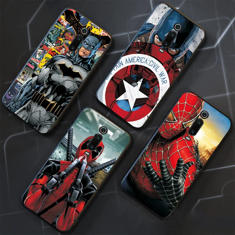 Чехол s для Xiaomi mi 9T чехол Hero Marvel Мягкий ТПУ черный чехол для Xiaomi mi 9T Pro mi 9T mi 8 mi 8SE mi 9 mi 9SE чехол для телефона