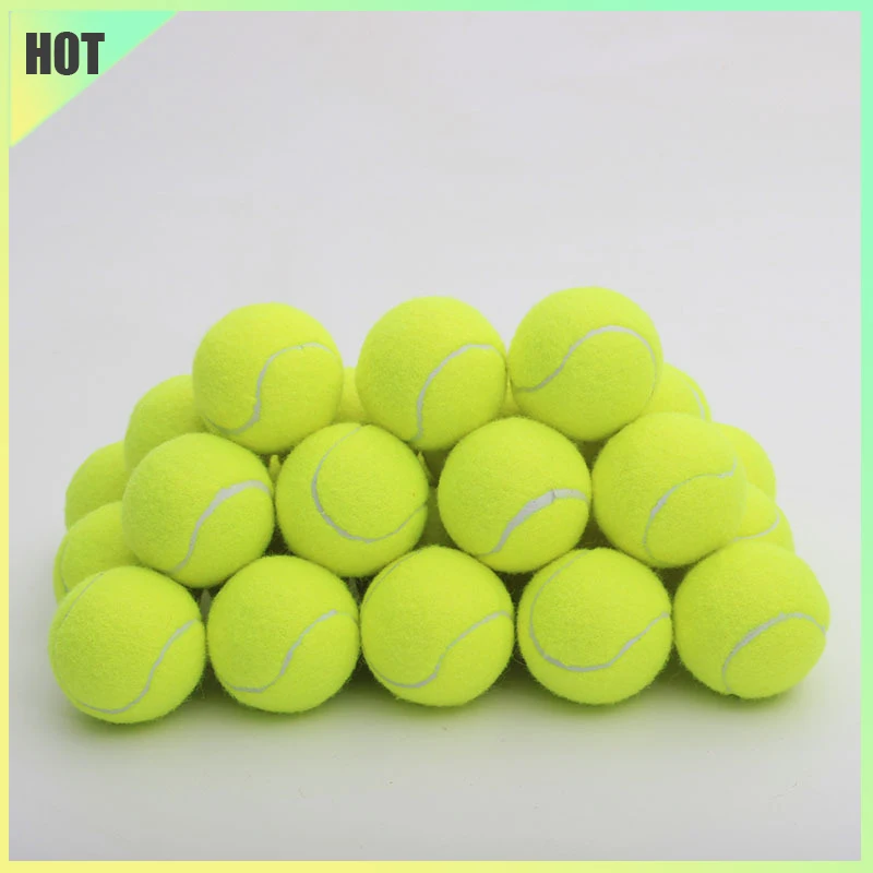 

High Elastic Rubber Durable Tennis Ball Professional Competition Training Tennis School Club Practice Ball With Bag Beach Tennis