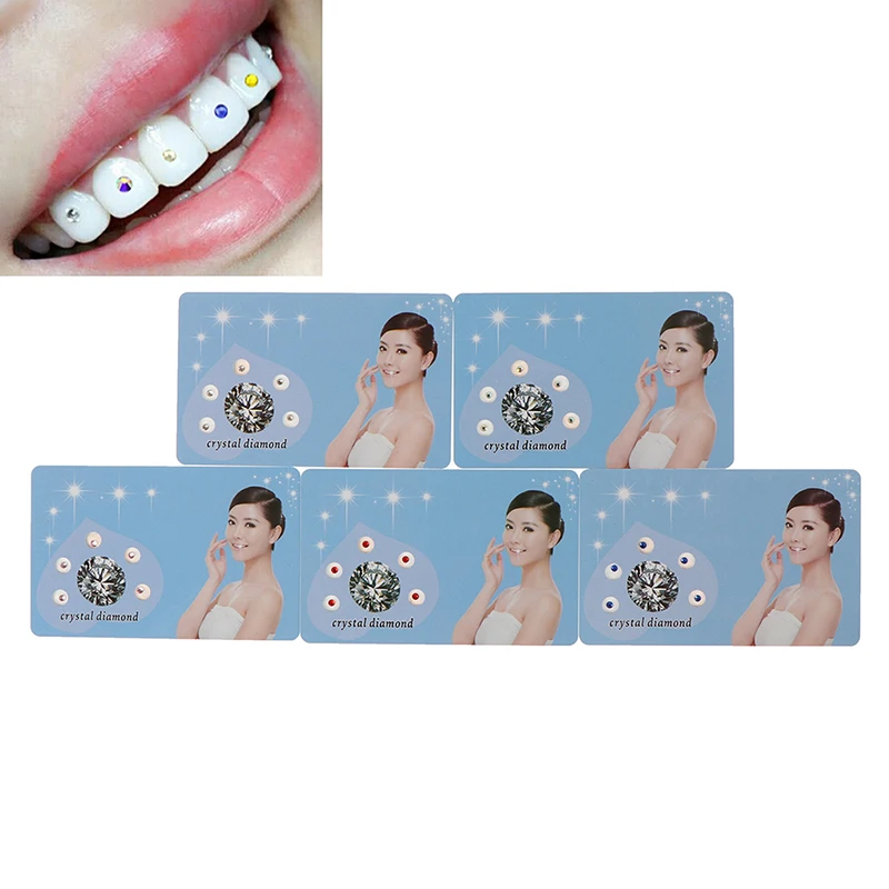 Стразы для отбеливания зубов 5 шт./карта стразы украшение гигиены полости