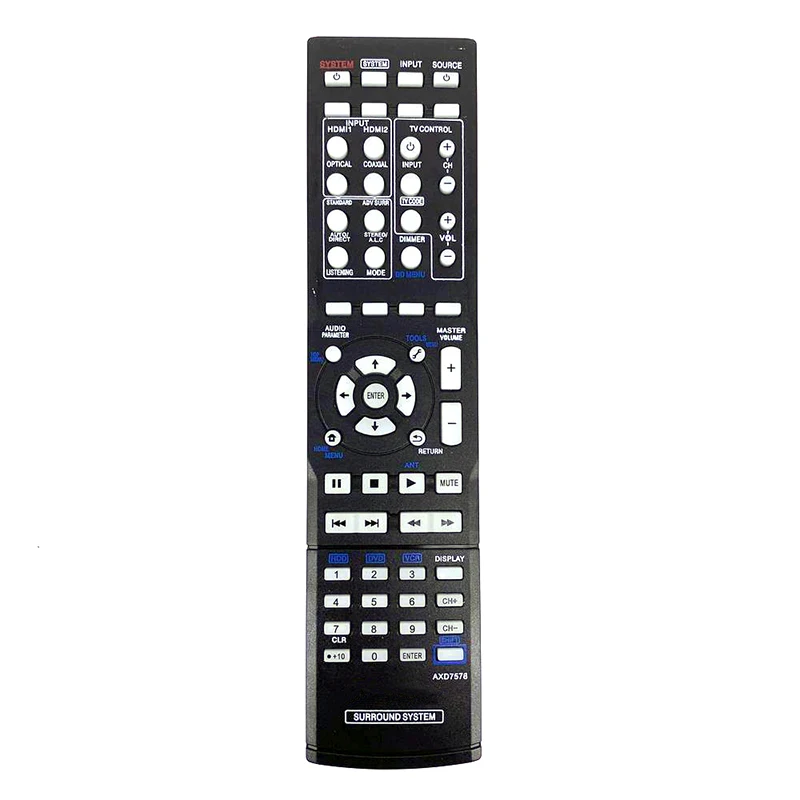 Новый пульт дистанционного управления AXD7578 для pioneer htp sb300 surround system theater Fernbedienung|remote