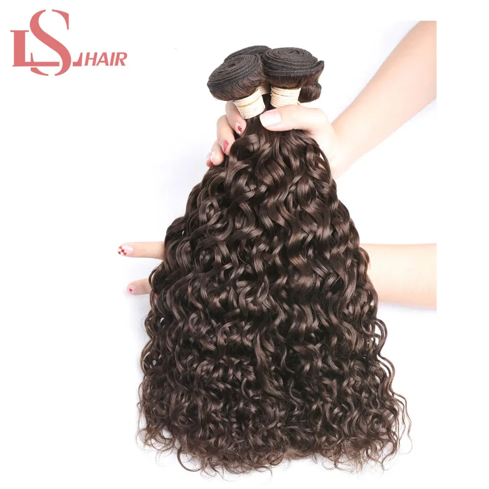 Человеческие волосы средней длины LS hair #4 100 г/пряди|wave bundles|waves weaveswave weave |