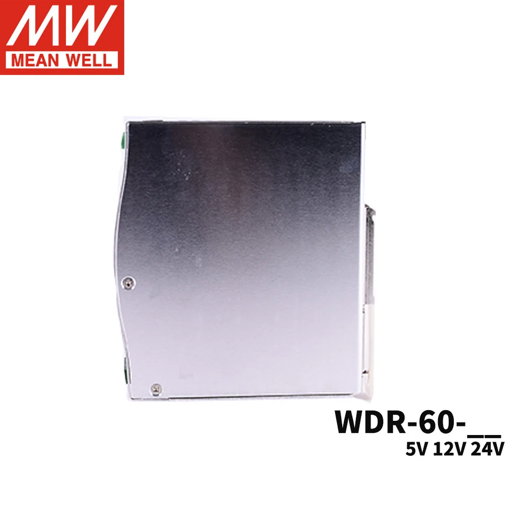 Din rail Питание WDR 60W бренд MEAN WELL представляет 5V 12V 24V 48V DC Выход DR широкий диапазон 180