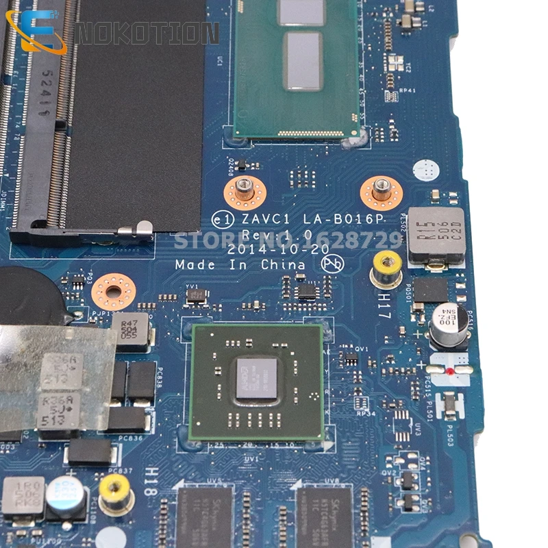 NOKOTION материнская плата для ноутбука Dell Inspiron 5543 5443 5548 5448 Материнская плата ноутбука LA-B016P CN-0671D8 0671D8 671D8 I7-5500U Процессор M260 2 Гб