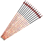 Стрелы из смешанного углерода, 30 дюймов, 500, диаметр 7,8 мм со сменным наконечником стрелы для рекурсивного лука, охоты