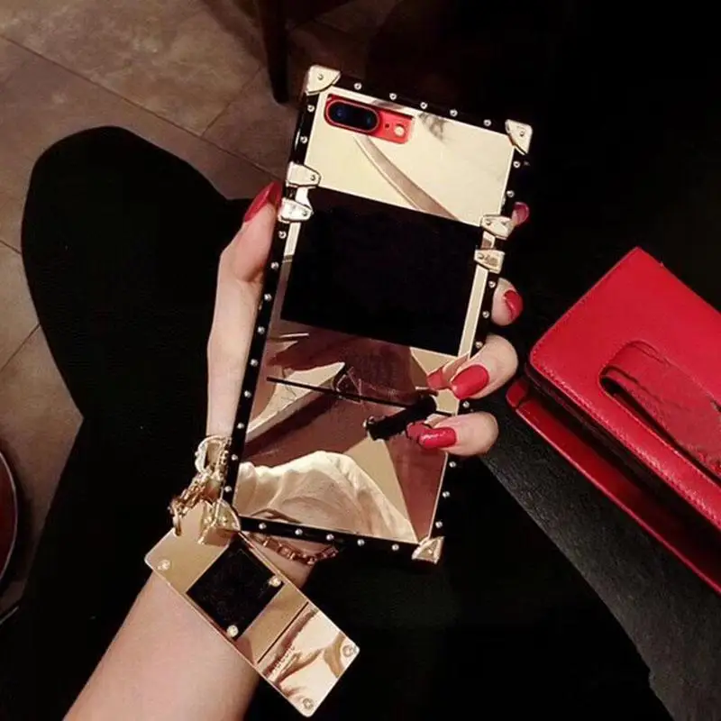 

Luxury Square Phone Cases For Xiaomi Redmi Note 10 10s 10Pro 9 9s 9Pro 8 8Pro Designer Classic Case On 9a 9c