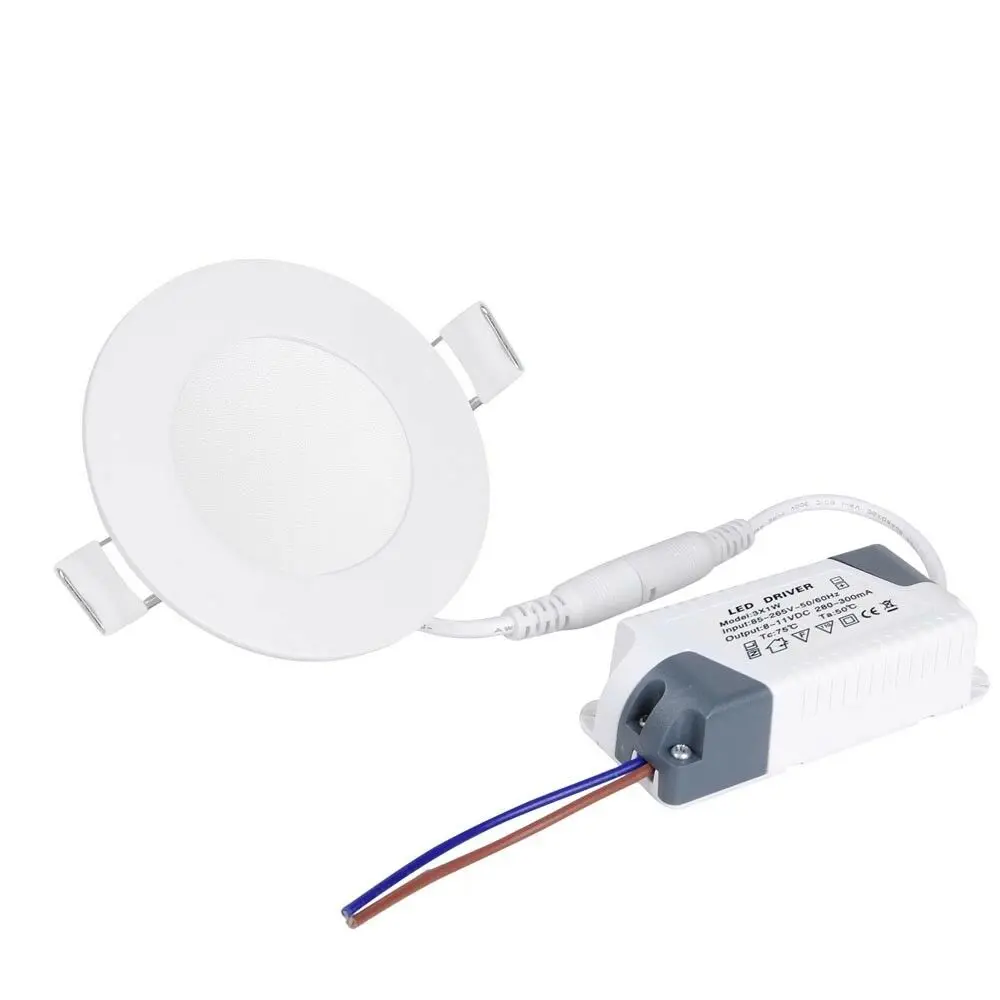 Встраиваемая потолочная Светодиодная лампа 3 Вт направленного света для