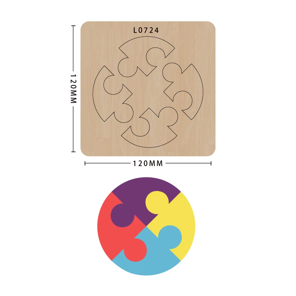 

Scrapbooking 2020 new wooden die scrapbooking cutting dies multiple sizes paper craft decoration