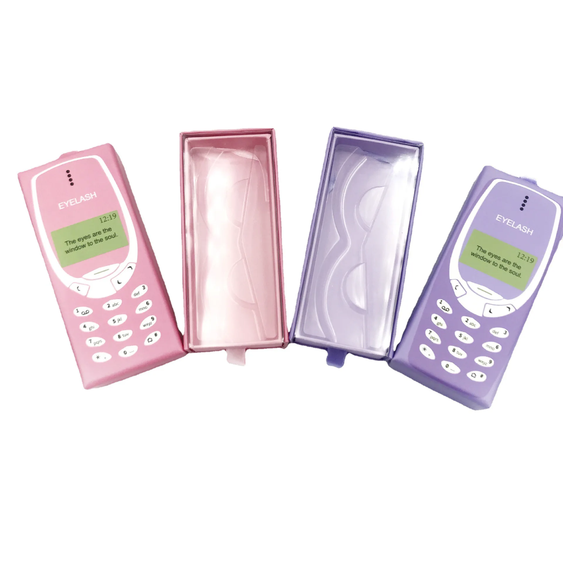 

Коробка для упаковки ресниц для макияжа оптом под заказ 3D коробки для ресниц с логотипом набор для макияжа коробка для ресниц форма телефон...