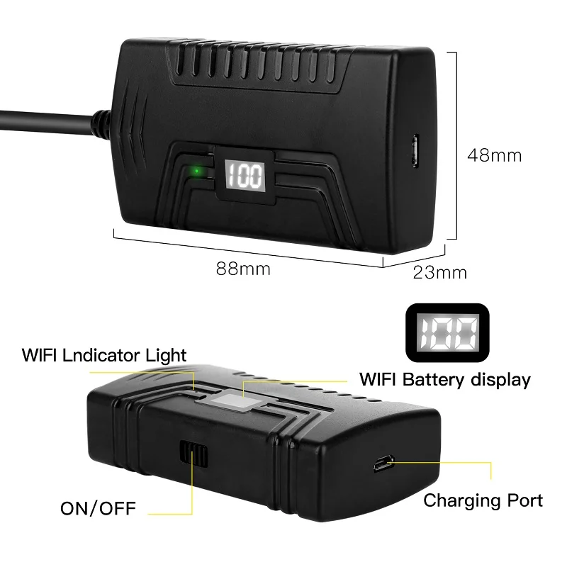 Камера Эндоскоп Y14 5 мм Wi Fi HD1080p IP67 3 5/5/10 м 5/8 0 мм|Камеры видеонаблюдения| |