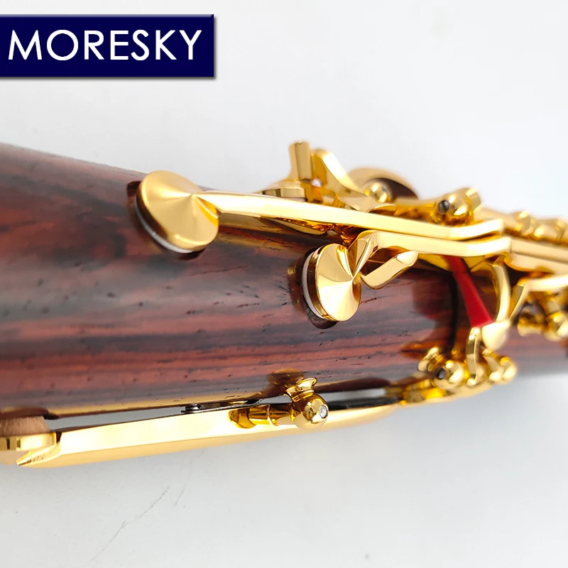 MORESKY Кокоболо деревянная Профессиональный кларнет в строе Bb из красного дерева