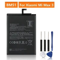 replacement battery for xiaomi mi max3 max 3 bm51 rechargeable phone battery 5500mah