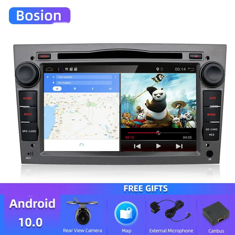 Android 10 0 2 DIN аудио DVD GPS Octa Core для Vauxhall Opel Astra H G J Vectra Antara Zafira Corsa мультимедийный экран