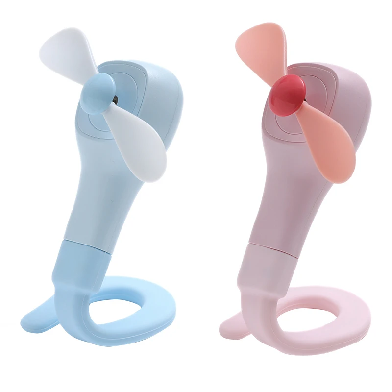 Портативный мини складной вентилятор USB зарядка бесшумный Настольный Компактный